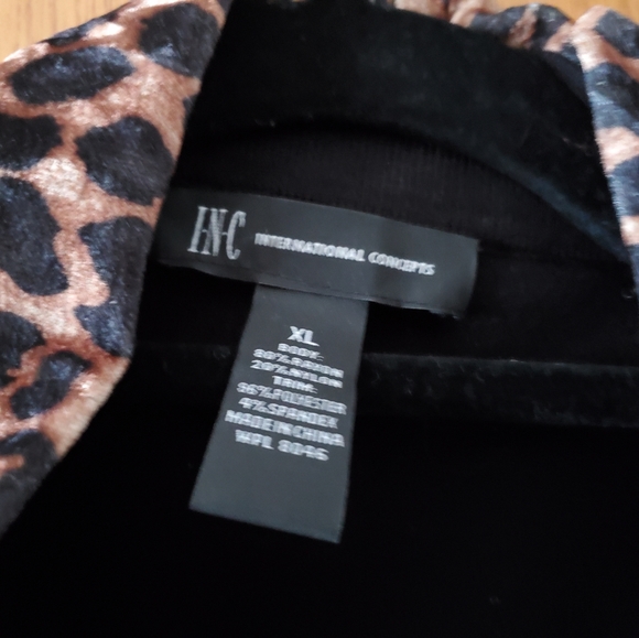 Womens Sweater with leopard details - Picture 4 of 4